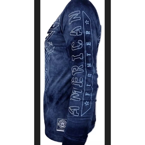 AMERICAN FIGHTER Men's T-Shirt L/S PALMDALE TEE - Picture 6 of 9